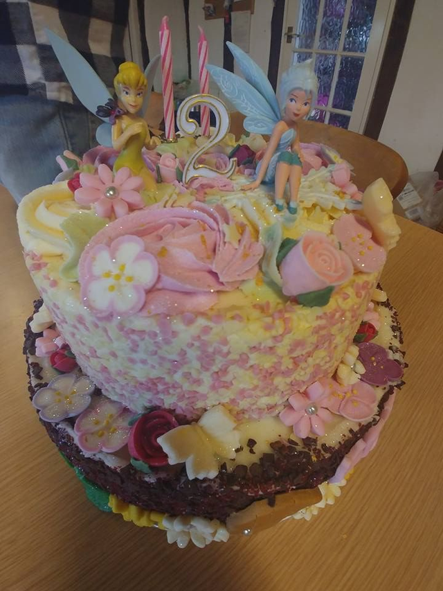 Tinkerbell Birthday Cake 