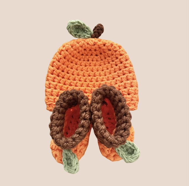 Halloween Collection- Pumpkin Booties