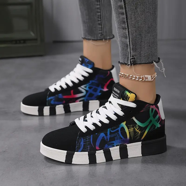Men's &amp; Women's High-Top Skate Sneakers