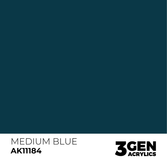 3rd Gen. Acrylics 184 Medium Blue