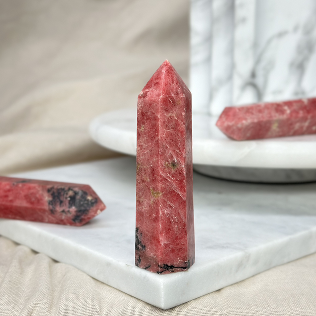 Red Rhodonite Tower #3