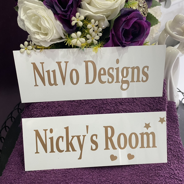 Aluminium Door Signs 25x7cm 