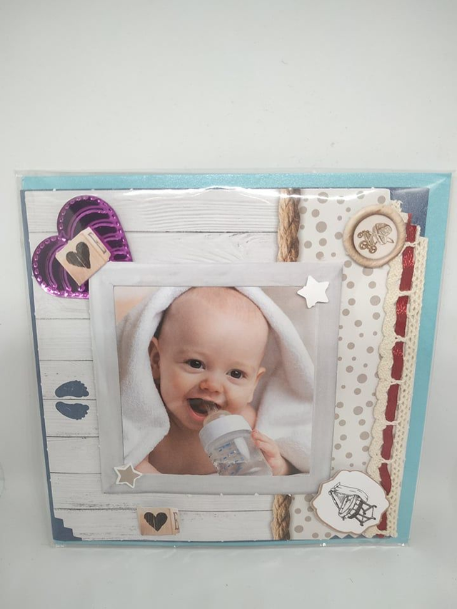 Carte de félicitations naissance  Garçon N' 672