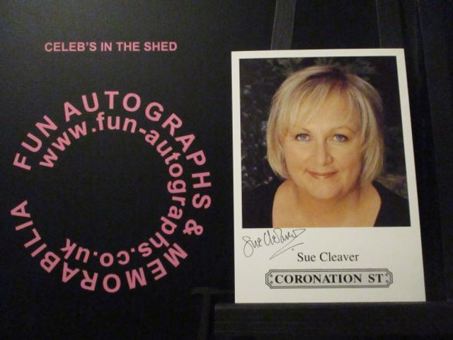 Sue Cleaver (Eileen Grimshaw) Original Coronation Street Pre-Print Cast Card