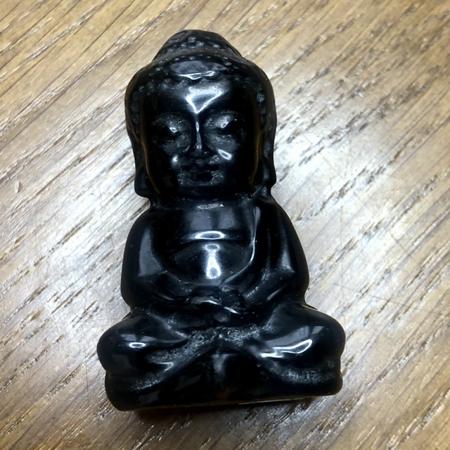 Bouddha Obsidienne 
