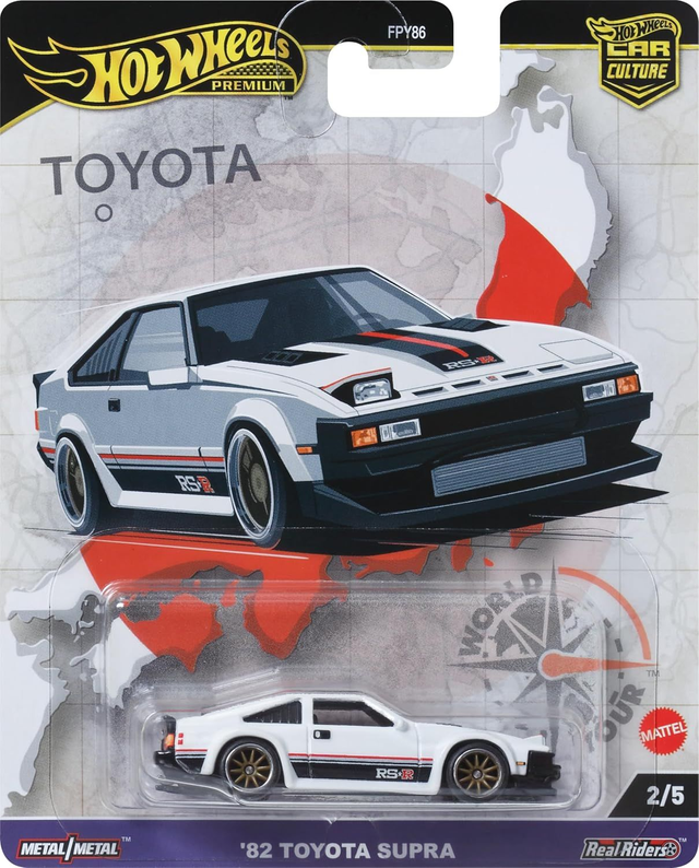 Hot Wheels Premium World Tour - '82 Toyota Supra in Weiß