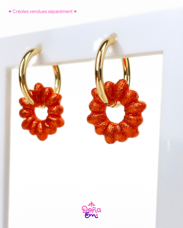Pampilles "Doña" - Orange flamboyant
