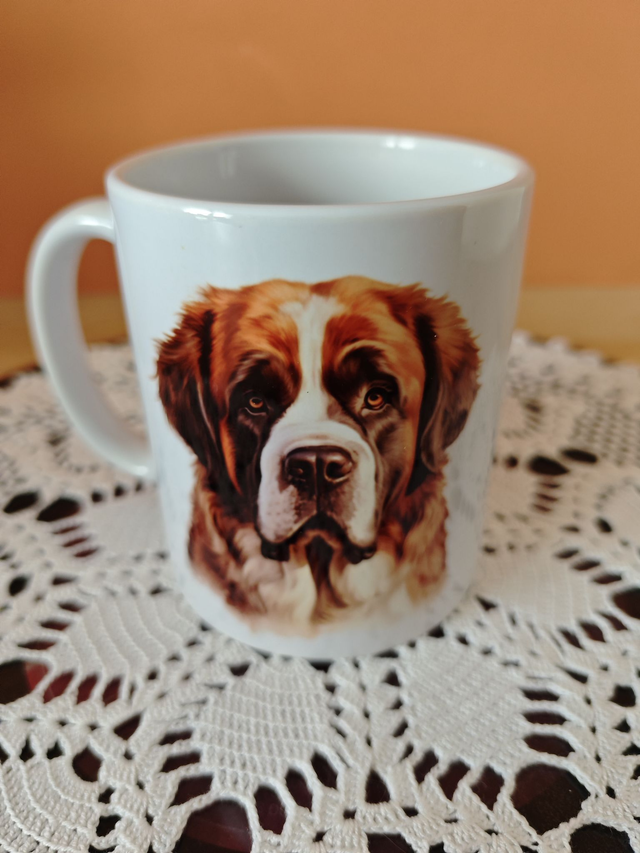 Mug céramique Saint-Bernard – Petit déjeuner cosy
