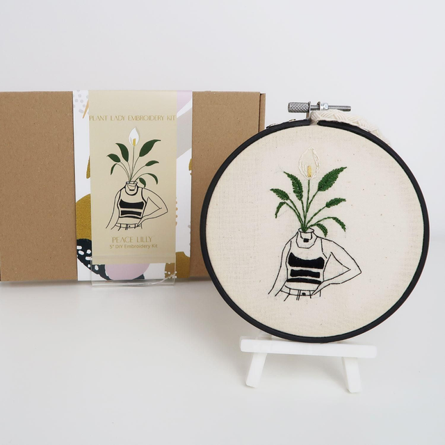 Stitch Kit Peace Lily