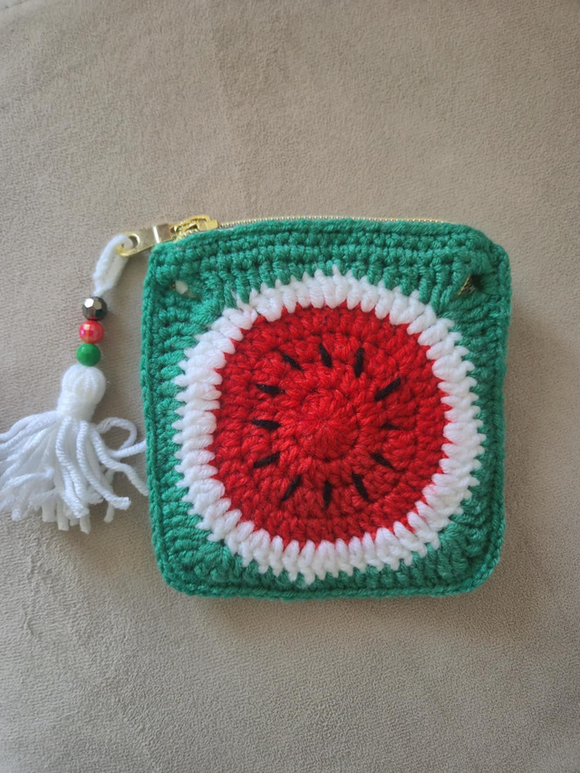 Portemonnaie tranche de pastèque