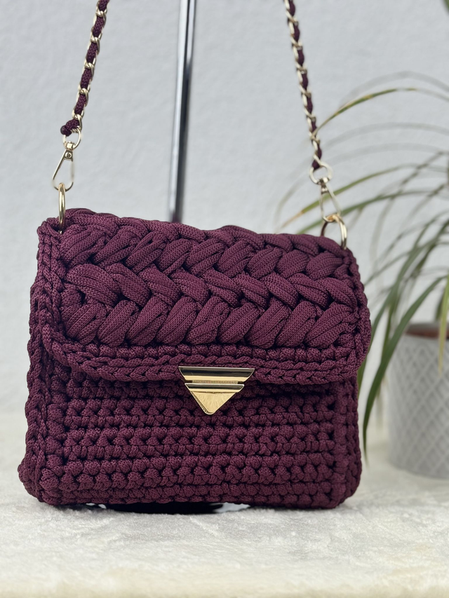 Sac à main Asmara Bordeaux