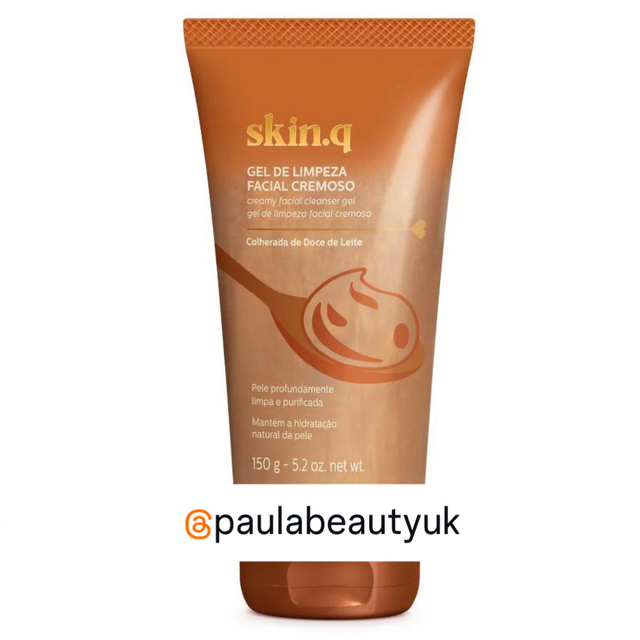 GEL DE LIMPEZA FACIAL DOCE DE LEITE SKIN.Q, QUEM DISSE, BERENICE?, 150G