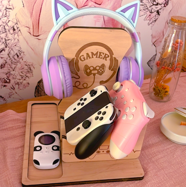 Support personnalisable pour manettes de jeux vidéo – Idéal pour PS5, Xbox et gamers