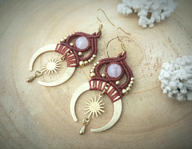 Boucles d'oreilles « SAYA » ~ Coloris au choix