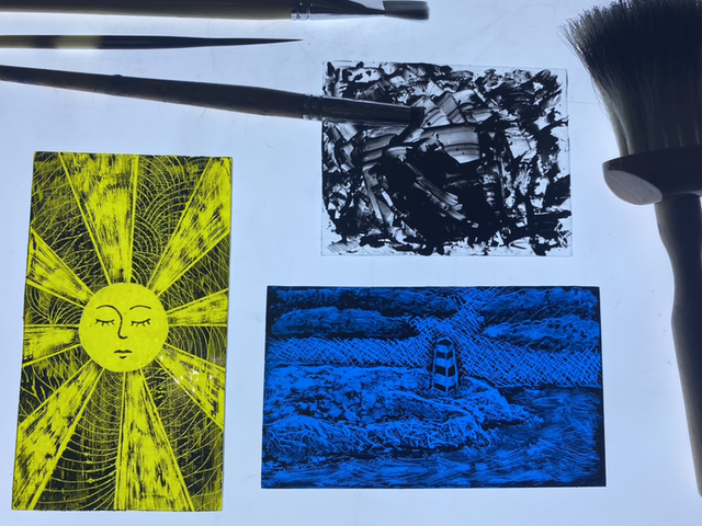 Stained Glass Painting Day Workshop Sunday 1st March