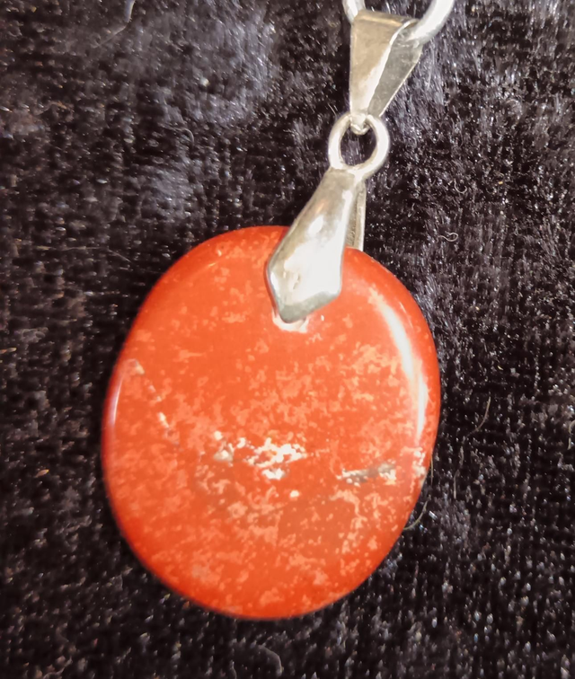 jaspe rouge (pendentif)