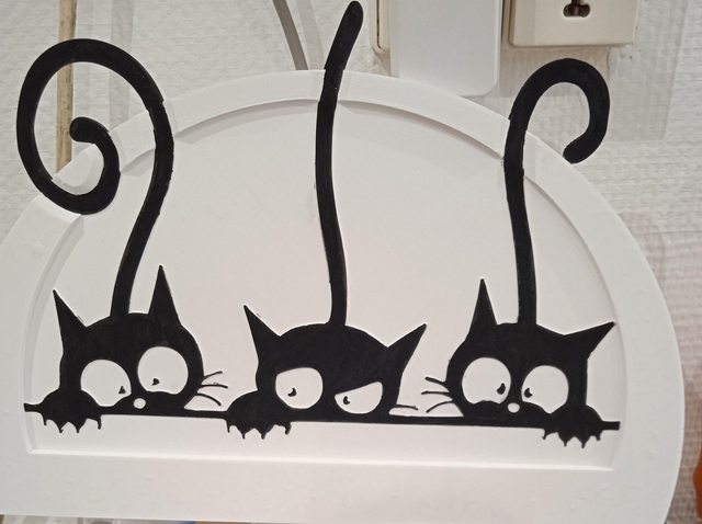 MURAL TROIS P'TITS CHATS