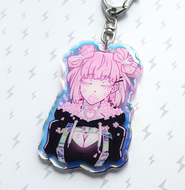 Heartbroken Momo Keyring