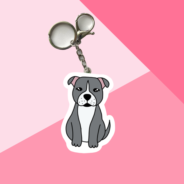 DOG keychain - Pitbull