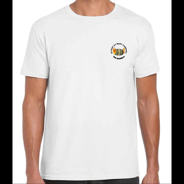 T Shirt Adult Barrel White