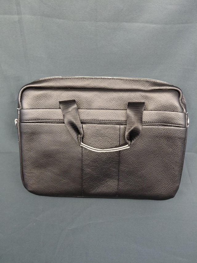 Pochette en cuir Homme couleur noir 