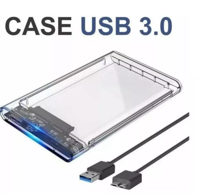 Case Hd Externo 2.5 Notebook Usb 3.0 Ps4 Xbox One Pc 6gops
