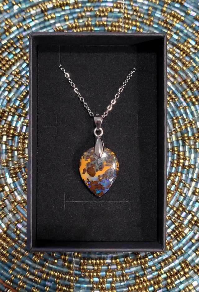 Pendentif Opale Boulder 