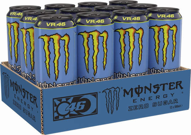 DPG Monster Energy Rossi VR 46 Zero Sugar Ds. 0,5l (12 x 0,5 L)