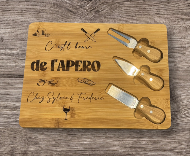 Plateau à fromage personnalisable 