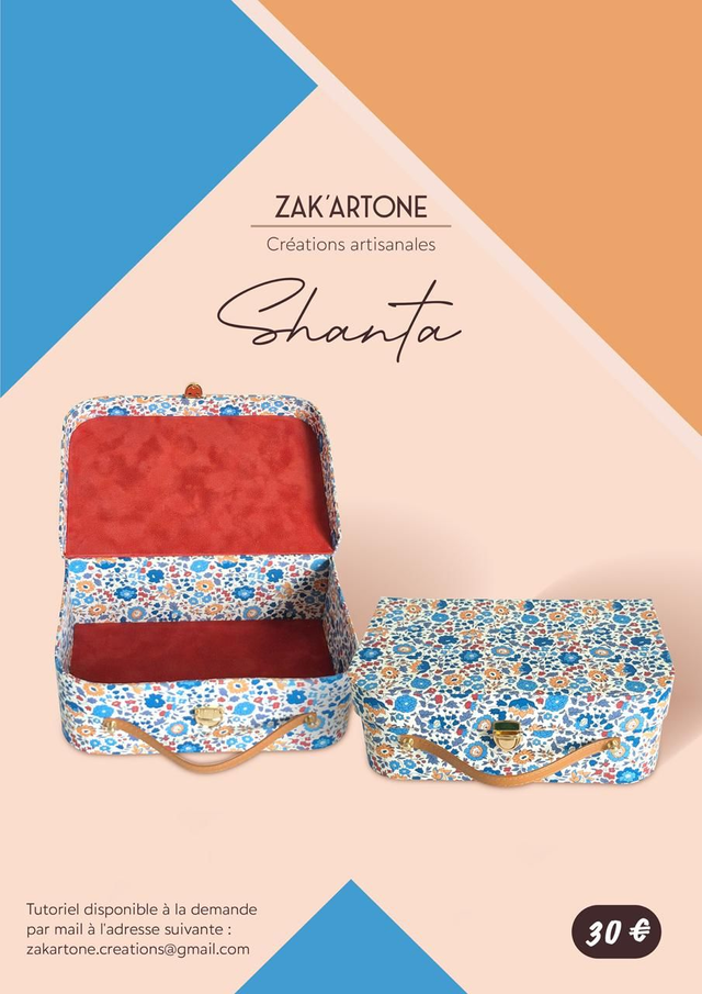 Kits cartonnage valisette "Shanta"