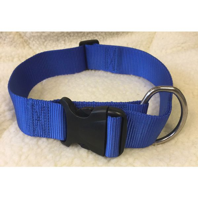 Europet bernina basic nylon halsband 55-75 cm blauw