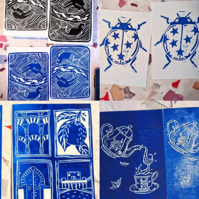 DIM.24 août 14h-16h30 Atelier Linogravure 