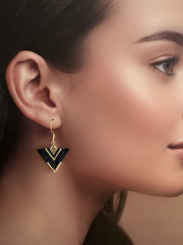 Boucles d'oreilles LILI (bicolore)