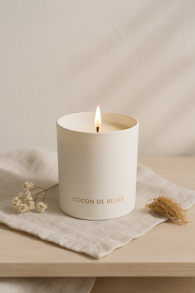 Bougie parfumée Nuit étoilée  (Musc-Vétiver)