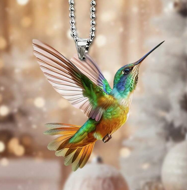 colibris plaque a suspendre