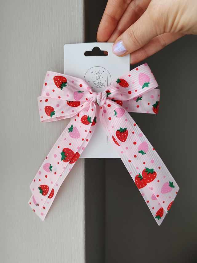 Strawberry hairbow