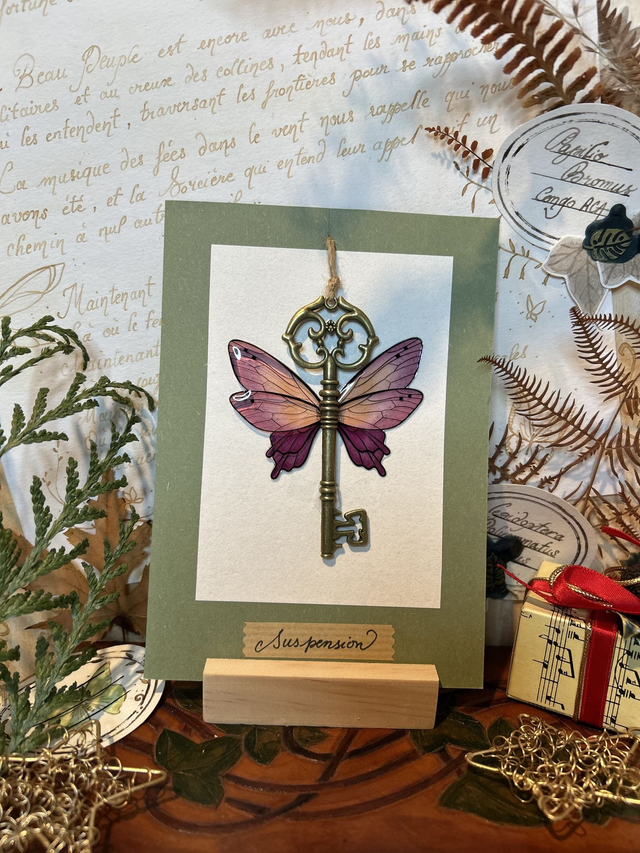 Clé Féerique - Papillon Fairy Irisaë