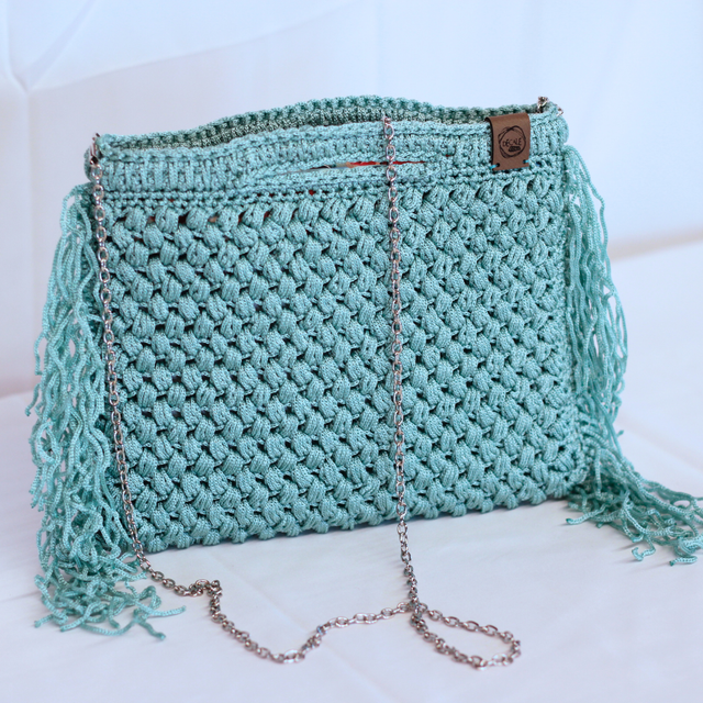 Sac Pochette Pepette Vert d'eau