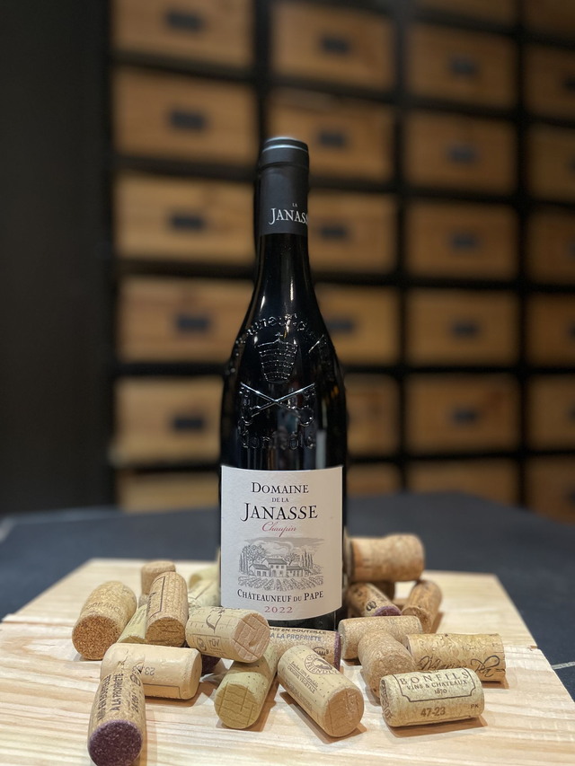 Châteauneuf du Pape,  Chaupin, domaine de la Janasse