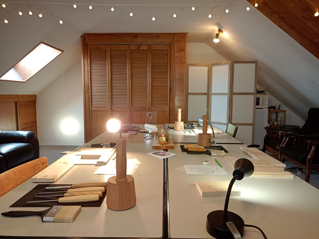 STAGE 3h mars : samedi 14 -18h - Découverte de la sculpture sur bois - 