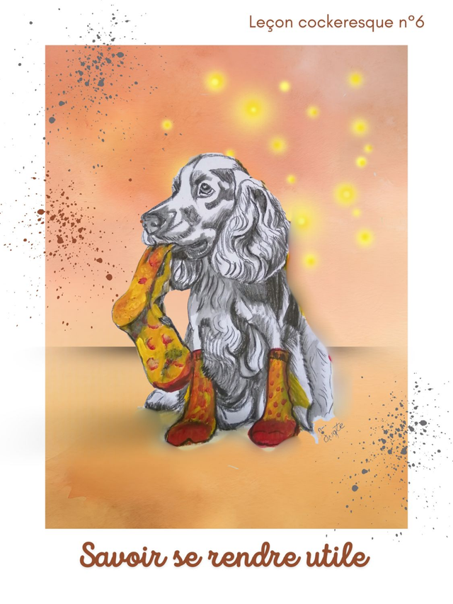 Affiche illustration se rendre utile 