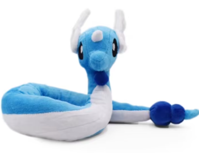 Pokemon grote knuffel Dragonair blauw (65cm)