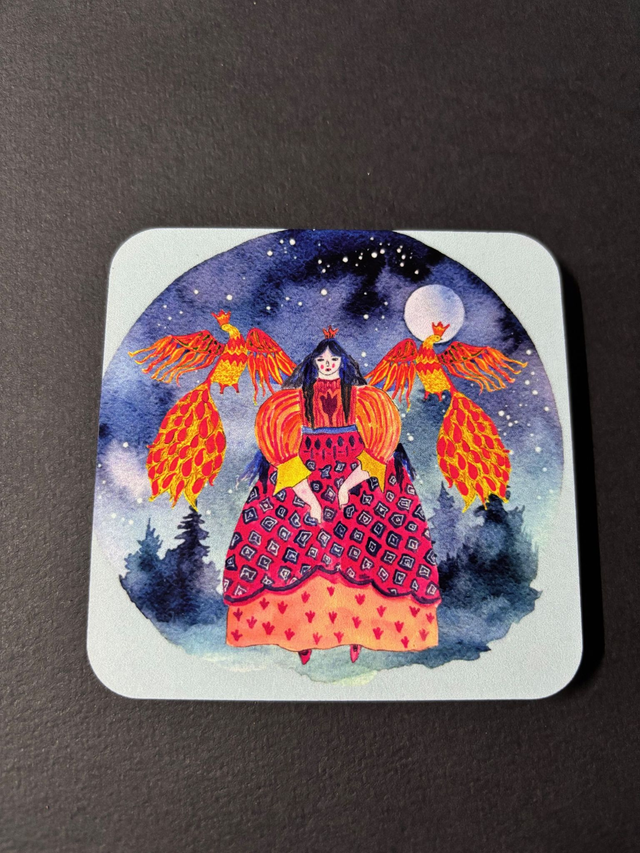 Witch and her phoenix - Coaster