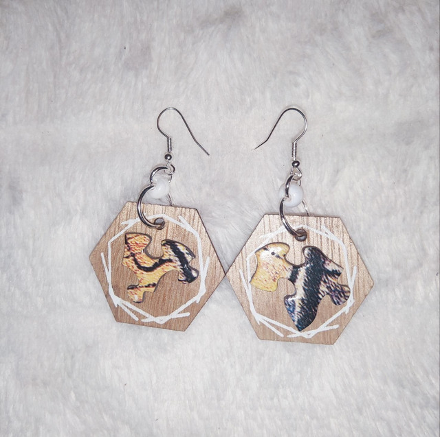 Boucles d'oreilles ''Puzzle'' 