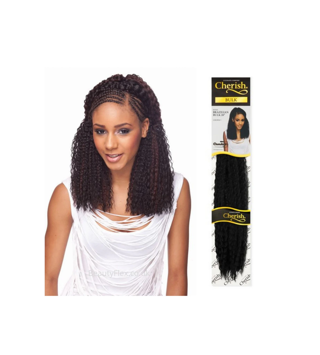Cherish Brazilian Bulk 20&quot; Crochet Braiding Hair All Colours