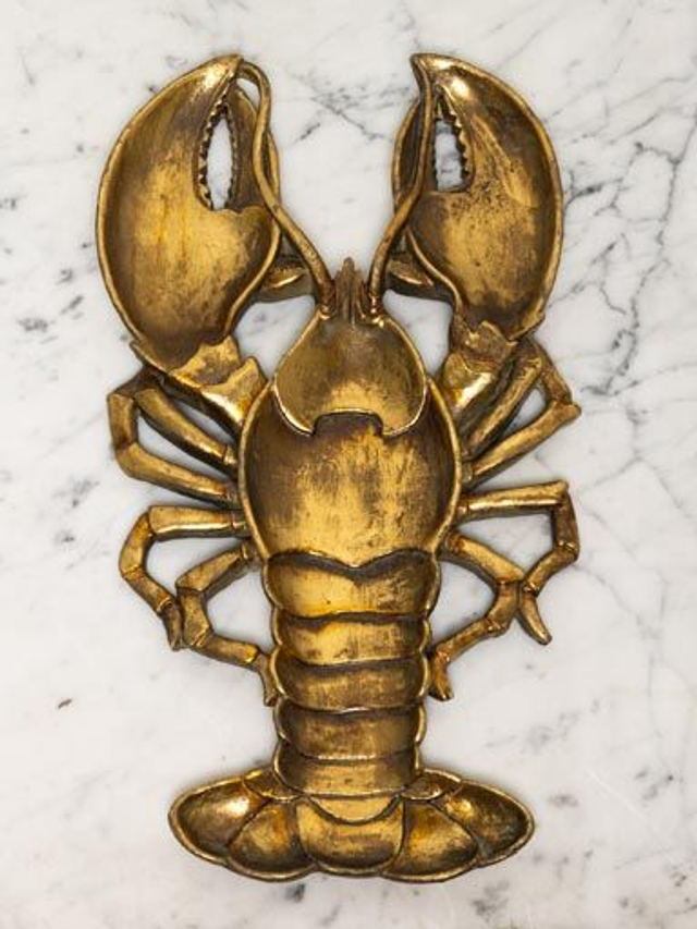 Plateau HOMARD doré