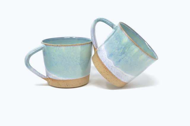 Everyday Large Mug Speckled Ocean Blue