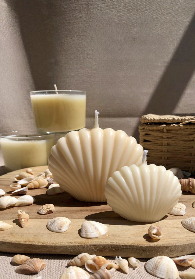 Bougie Coquillage