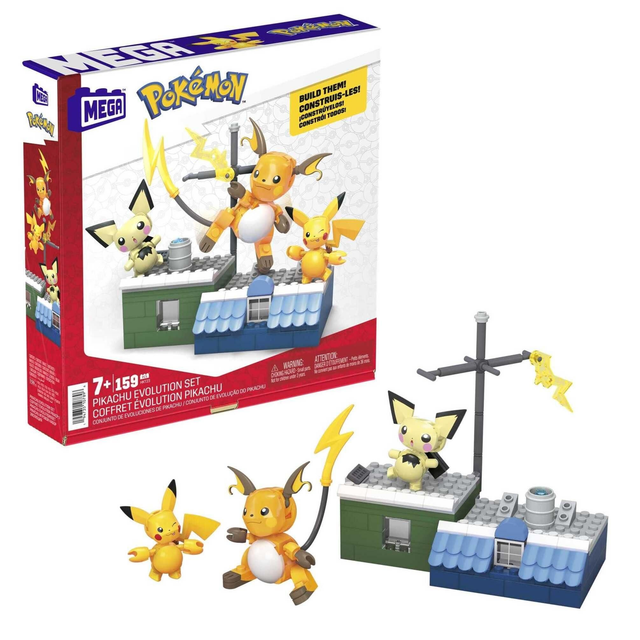 Pokemon: Pikachu Evolution Set Mega Construx