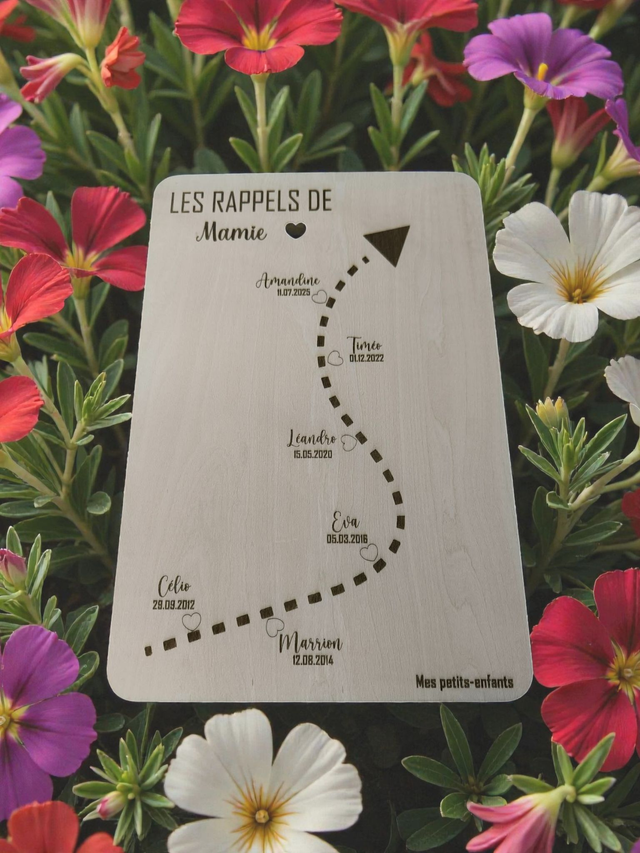 PANCARTE RAPPEL DE MAMIE